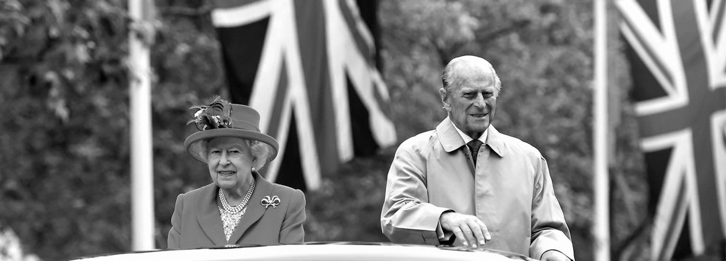 The queen and The Duke of Edinburgh