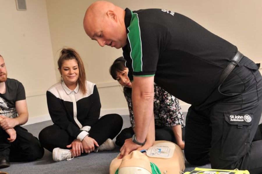 First aid training