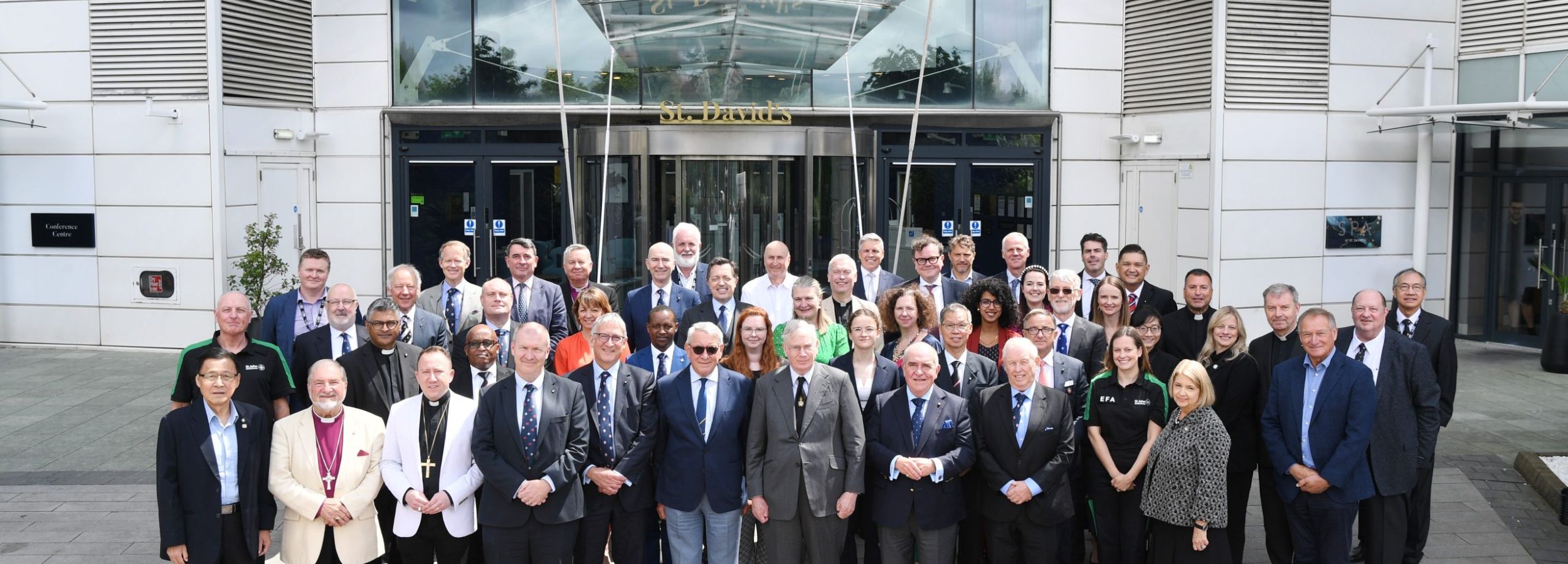 Group Pic With Hrh St Davids Hotel 1 Scaled