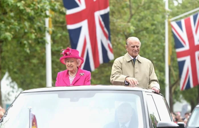 Queen Elizabeth II with the Duke of Edinburgh