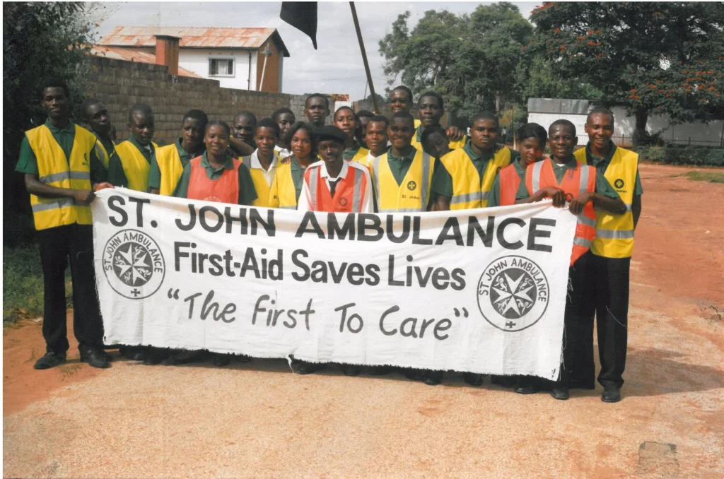 St John Ambulance banner